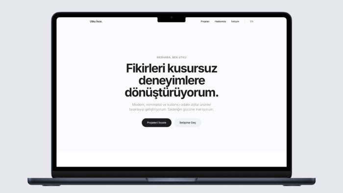 modern ve hızlı tek sayfa web sitesi hazırlayabilirim