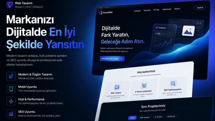 kurumsal ve e-ticaret web siteleri geliştirmekteyim