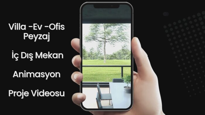 mimari projenizden render alıyorum