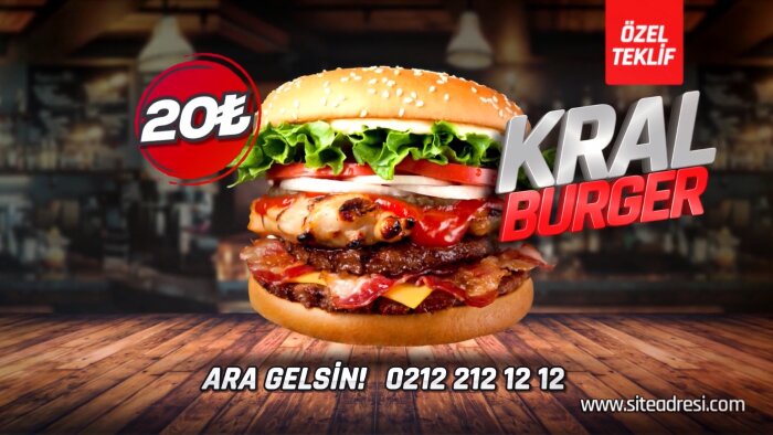 restorant menü videosu hazırlarım