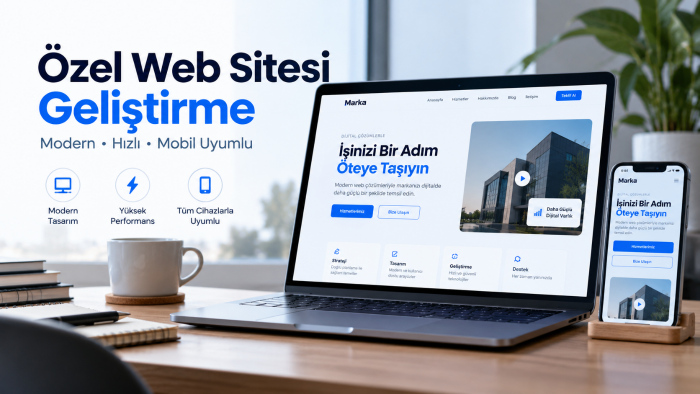 işletmenize özel modern web siteleri geliştiriyorum