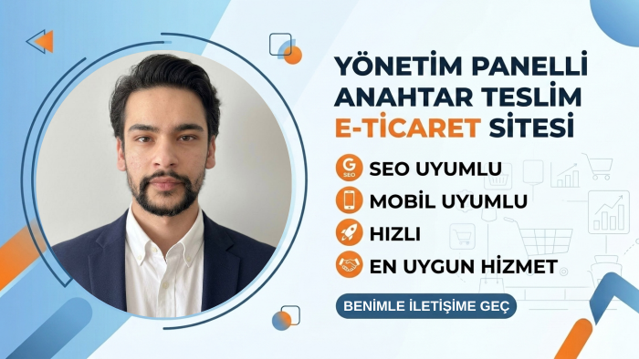 anahtar teslim, ekonomik ve hızlı e-ticaret sitesi yaparım