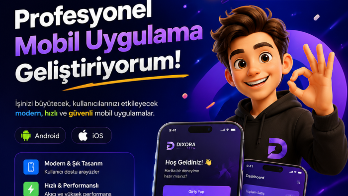 profesyonel mobil uygulama geliştiririm
