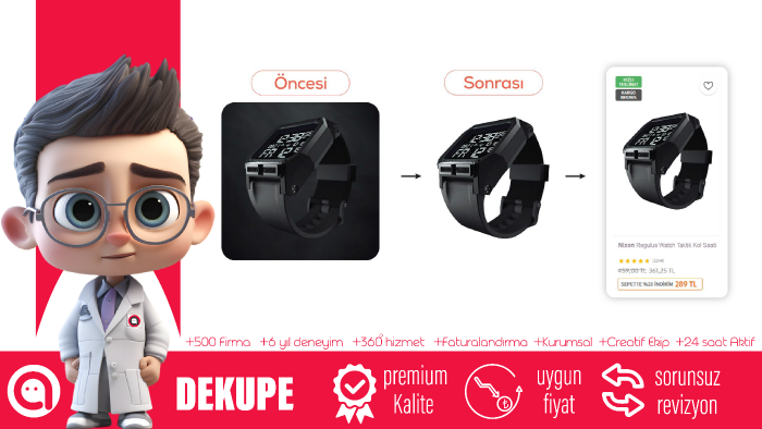 sizin için fotoğraf, ürün arkaplanlarınızı dekupe edebilirim