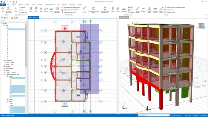 betonarme ve çelik statik projeleri çiziyorum
