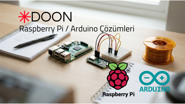 raspberry pi ve arduino projelerinizi hayata geçiririm
