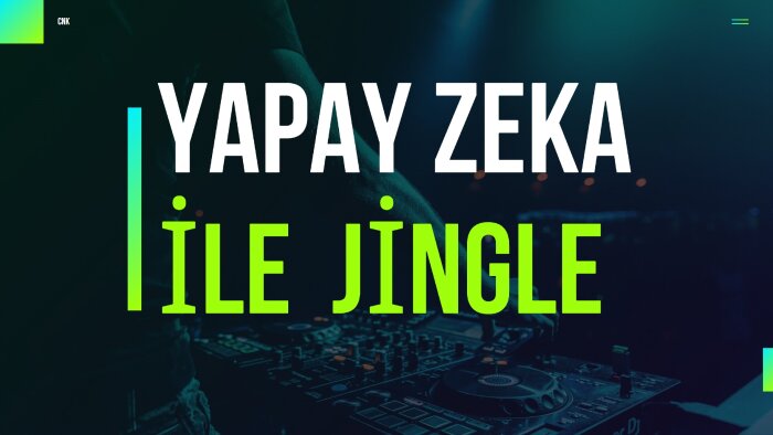 yapay zeka ile jingle yaparım