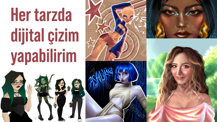 istenilen her tarzda dijital çizim illüstrasyon yapabilirim