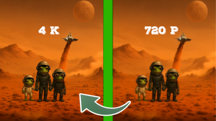 videolarınızı yüksek çözünürlükte yeniden düzenliyorum