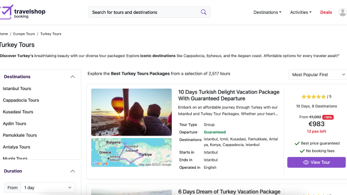 otel ve tur rezervasyon sisteminizi geliştiririm