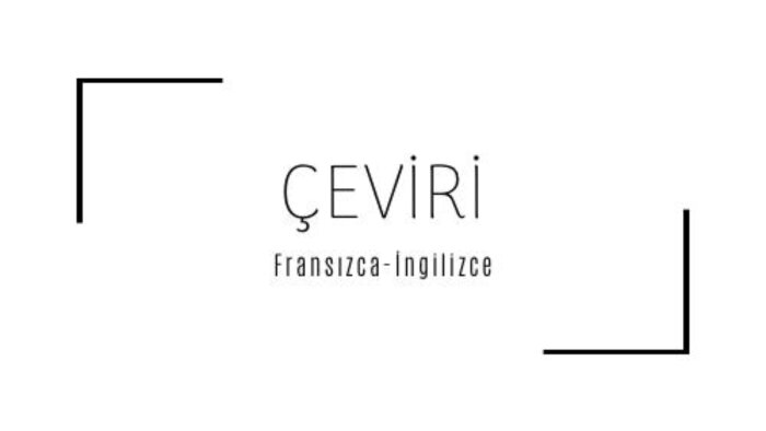 Fransızca-İngilizce çeviri yapıyorum