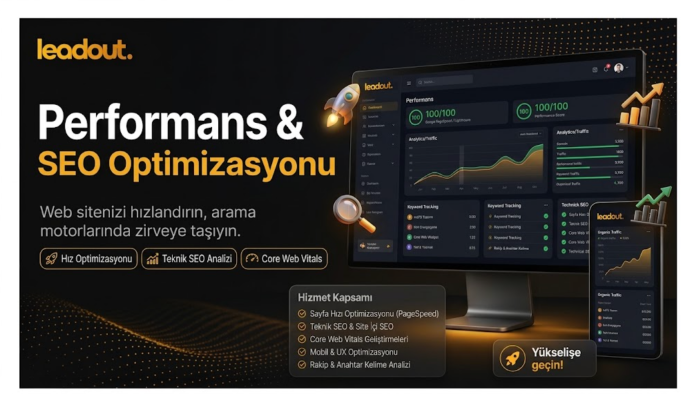 web siteniz için performans ve SEO optimizasyonu yaparım