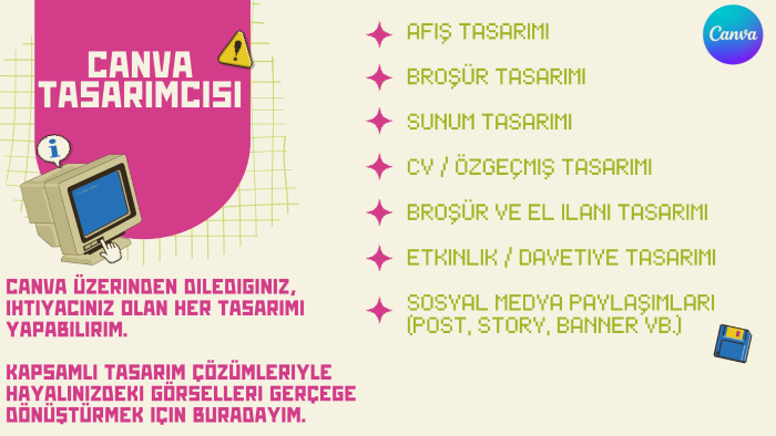  tasarımı sade ve etkili hale getirmeyi hedeflerim