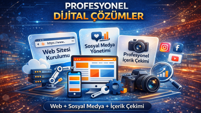 Hosting dahil profesyonel web sitesi kurulum hizmeti veririm