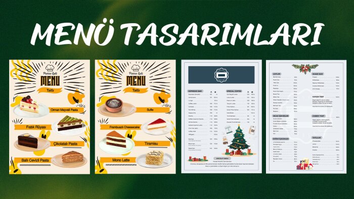 menü ve kataloğunuzu tasarlayabilirim