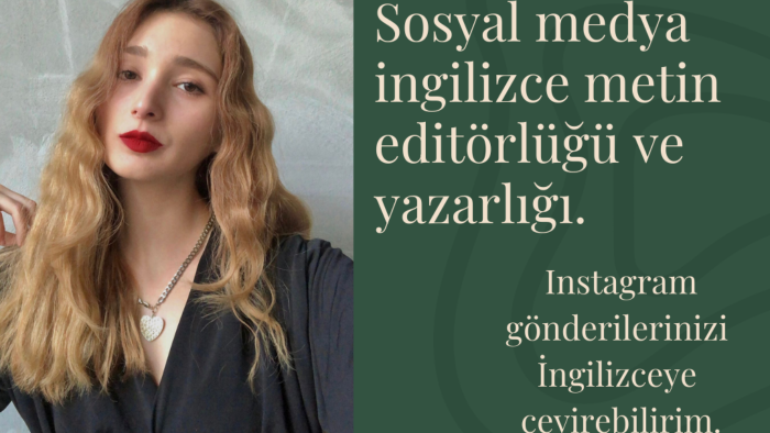 instagram gönderilerinizi İngilizceye çevirebilirim