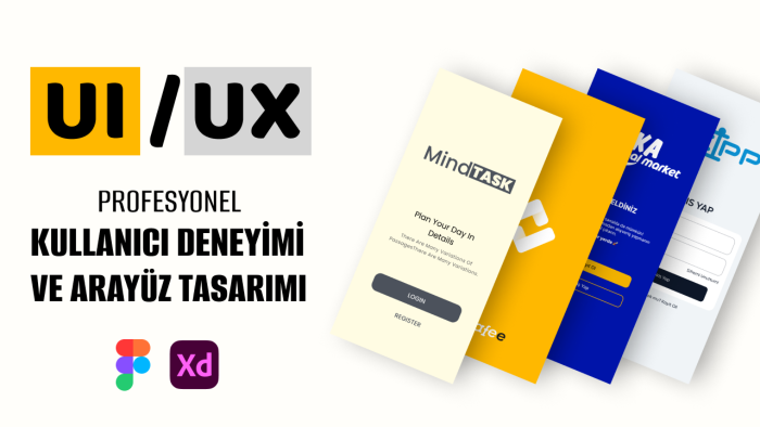 mobil uygulamanız için arayüz tasarlayabilirim