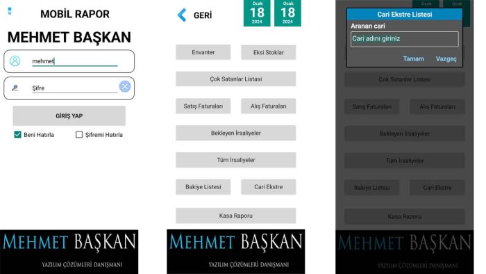 ticari yazılımlarınıza ek android uygulamalar geliştiriyorum