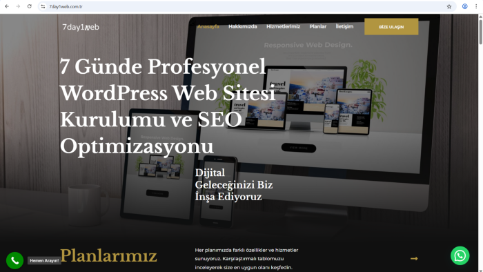 hızlı ve kullanıcı dostu wordpress siteleri geliştiririm