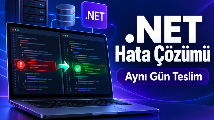 .NET sitenizdeki hataları çözerim