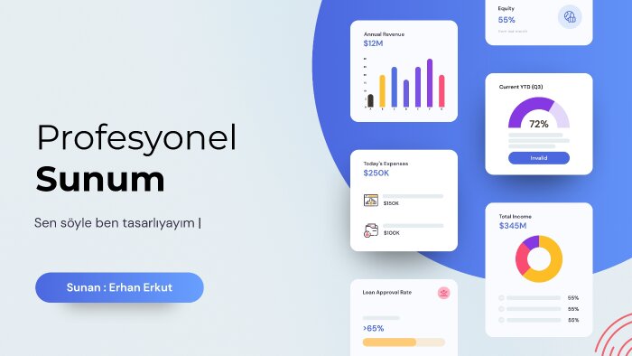 işiniz veya okulunuz için profesyonel sunum hazırlarım