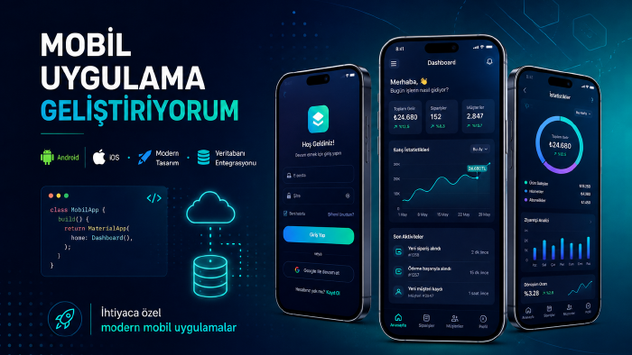 mobil uygulamaları tam istenildiği gibi yapabilirim
