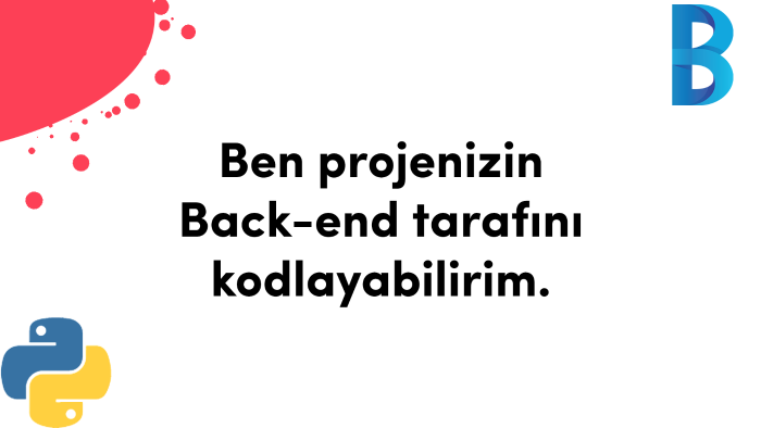 websitenizin back-end tarafını kodlayabilirim