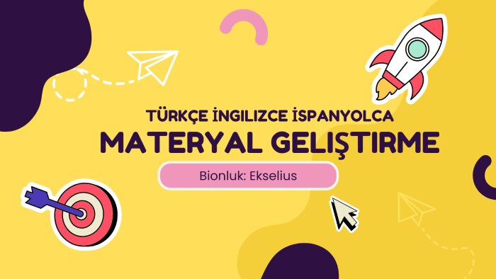 öğretim materyali hazırlayabilirim