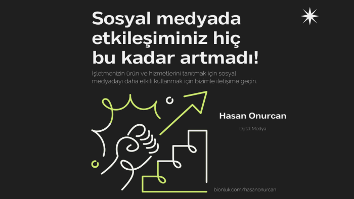 sosyal medya hesaplarınızı profesyonelce yönetirim