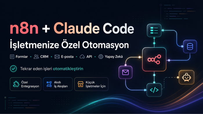 n8n ve Claude Code ile işletmenize özel otomasyon kurarım