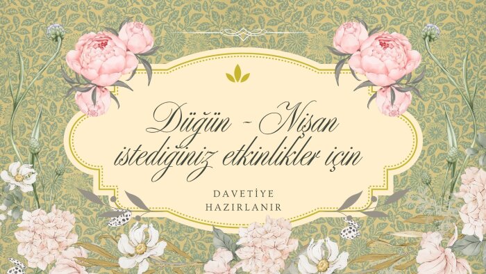 size özel şık ve özgün davetiye tasarımları yaparım
