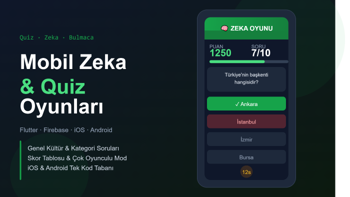 mobil zeka oyunları geliştiririm