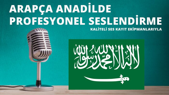 arapça profesyonel seslendirme yaparım