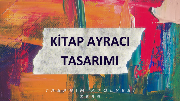 kitap ayracı tasarımı yapabilirim
