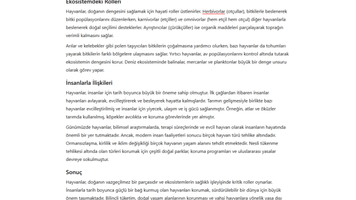 makale yazıyorum