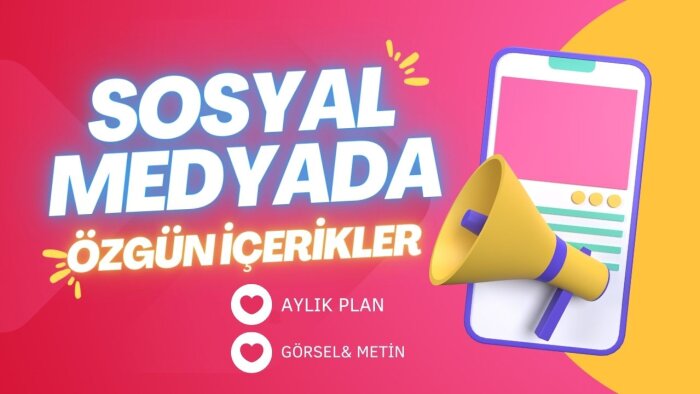 markanız için aylık sosyal medya içeriği oluşturabilirim