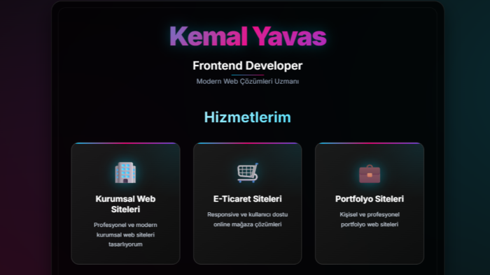 size özel modern web sitesi tasarlar ve kodlarım