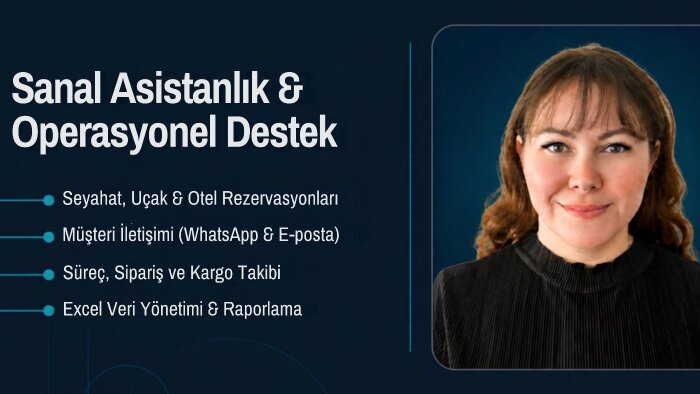 işletmeniz için profesyonel sanal asistanlık yaparım