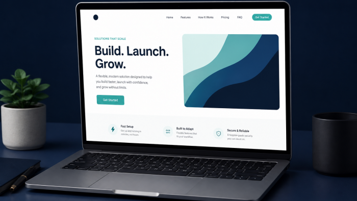 next.js ile modern landing page tasarlayıp kodlayabilirim