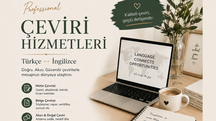 hızlı ve doğru çeviri yapabilirim
