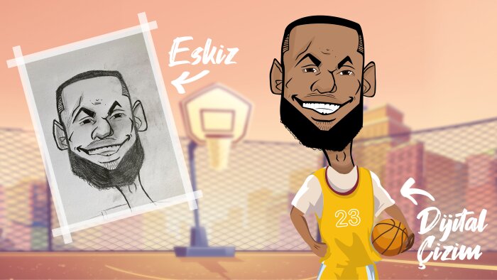 sizin için karikatürize ve dijital çizimler yapabilirim