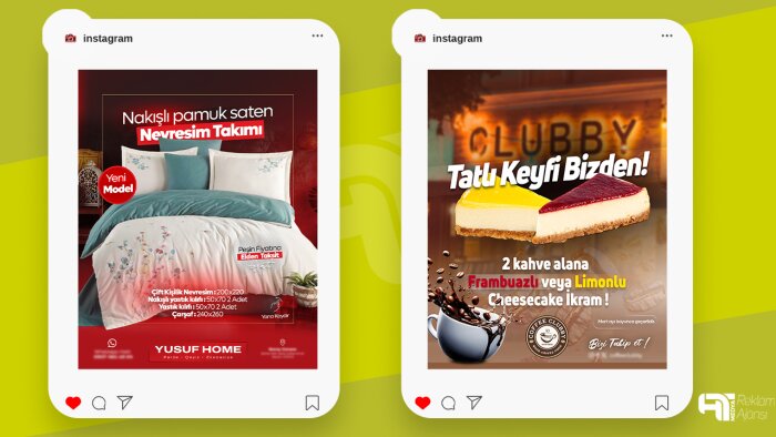 Adobe Photosopta markanıza uygun post tasarımları yapıyorum