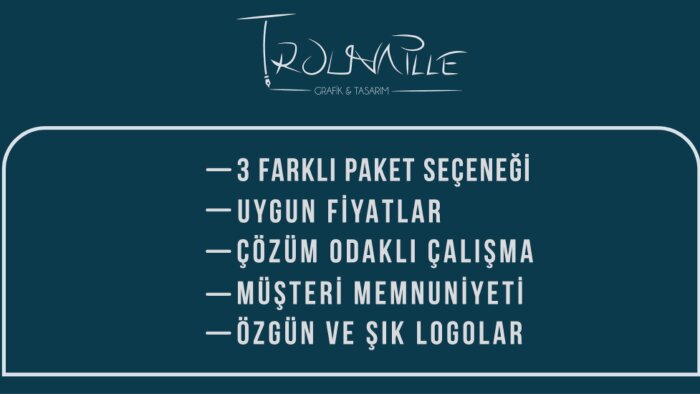 sizler için özgün logo tasarımları yapabilirim