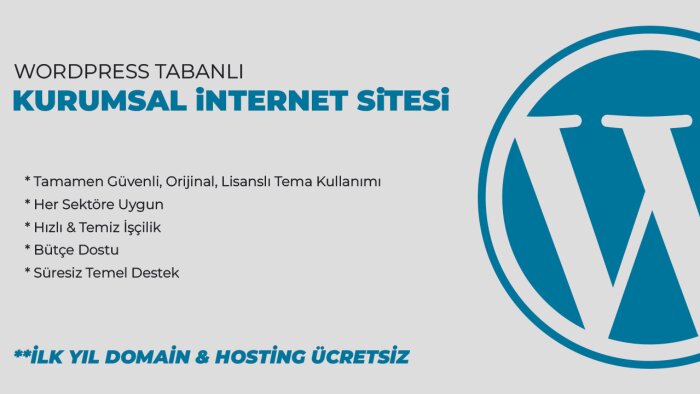 sizin için kurumsal web sitesi yapabilirim