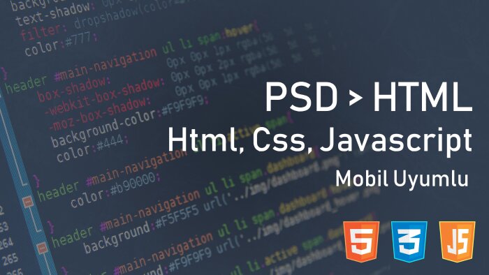 hızlı ve temiz bir şekilde tasarımlarınızı html yaparım