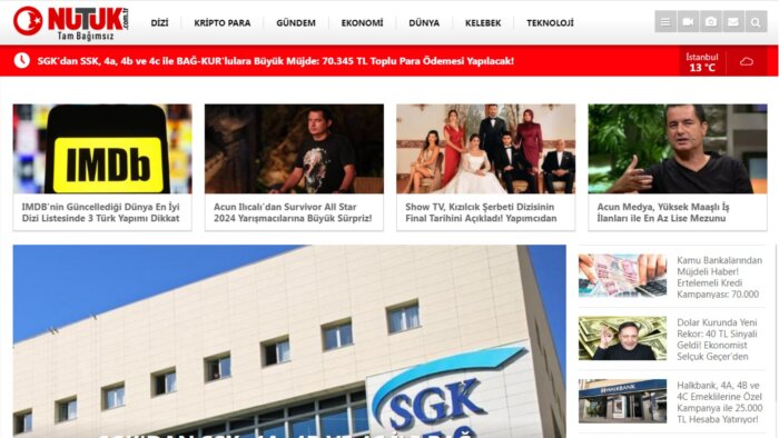 Nutuk haber sitesinde tanıtım yazınızı yayınlarım