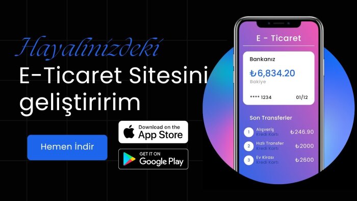 E-ticaret sitenizi anahtar teslim olarak kurarım