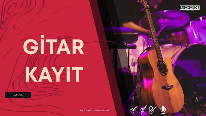 aranjeniz için gitar kaydı alabilirim