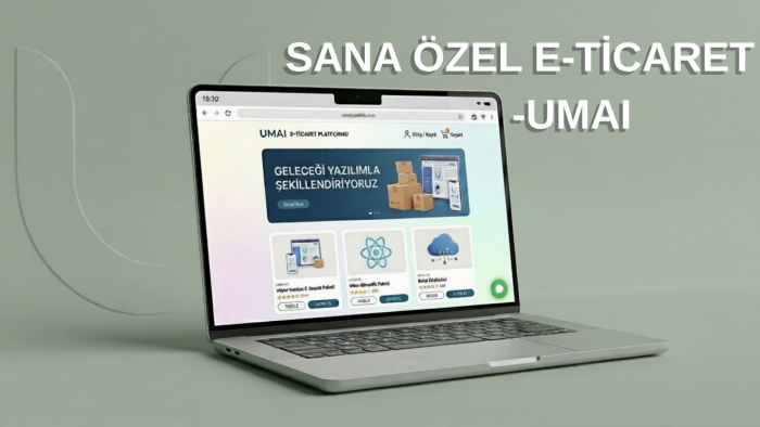 Umai yazılım olarak e-ticaret sitesi geliştiririm