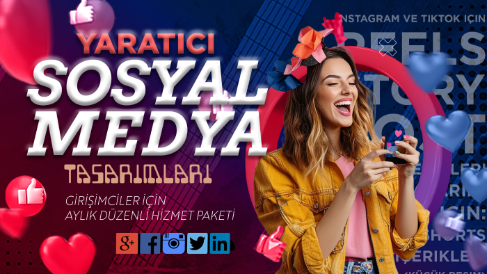 aylık düzenli reels story post tasarımlarınızı yaparım